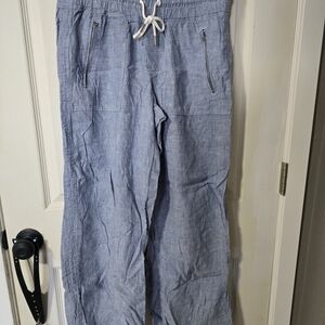 Athleta Light Blue Straight Leg Pants